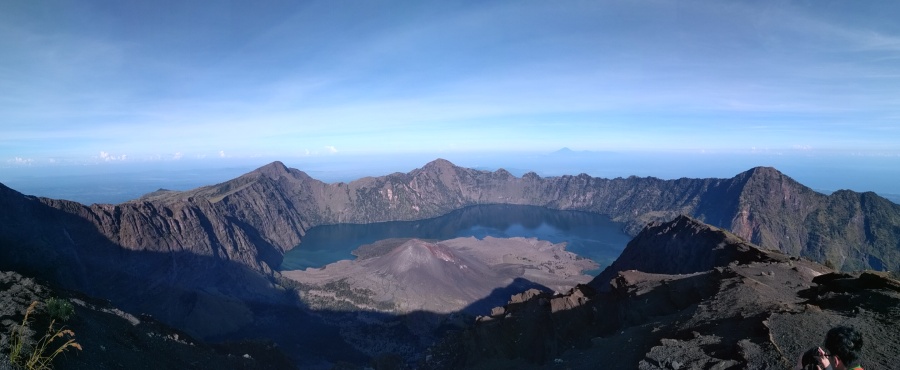 Crater lake panorama